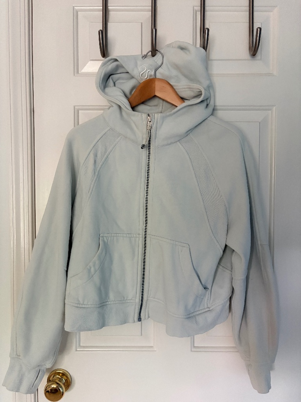 Lululemon Scuba hoodie sweatshirt light blue size 4